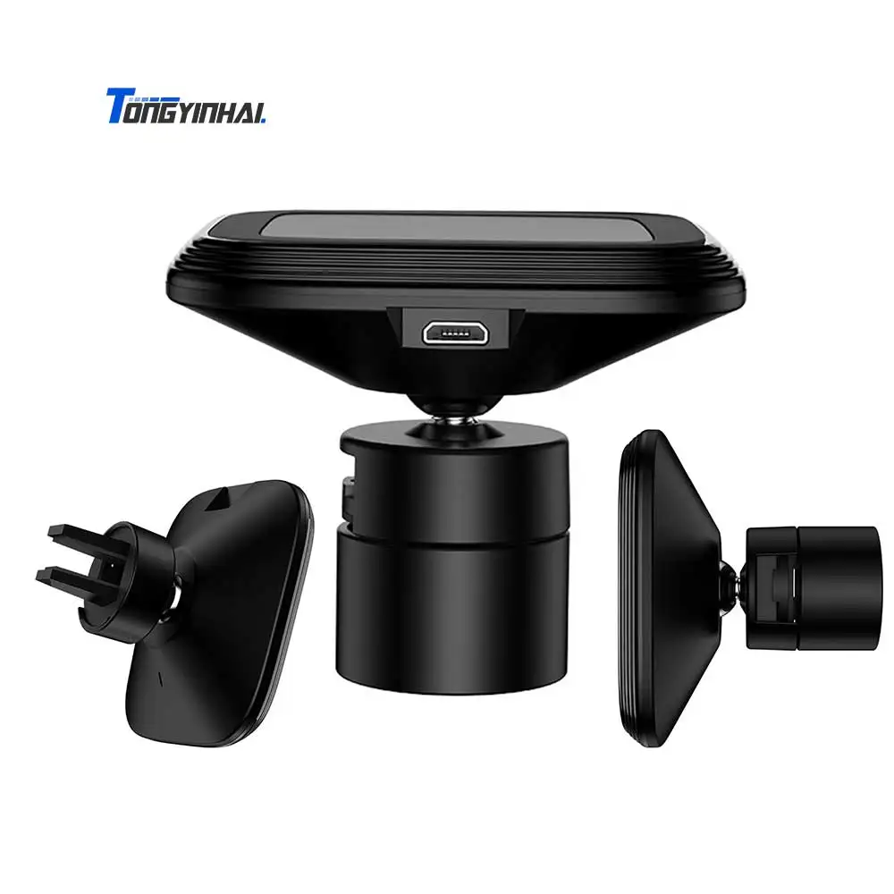 Прямая продажа с завода Tongyinhai, новый продукт, магнитное прикрепляемое беспроводное автомобильное зарядное устройство Qi 15 Вт для телефона