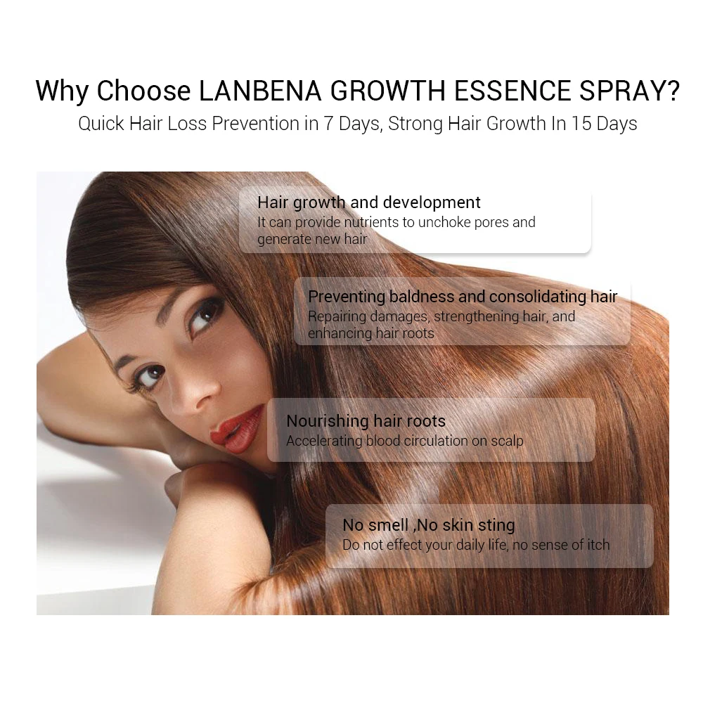LANBENA new Hair Lotion loss regrowth treatments 20ml hair growth liquid scalp spray serum