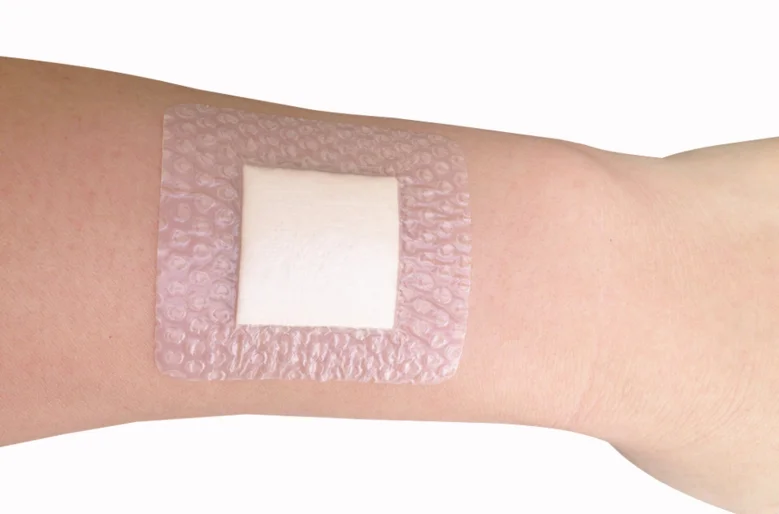 Pink Or Blue  For Traumatic Wound High Absorbent Medical Sterile Foam Silicone Dressings