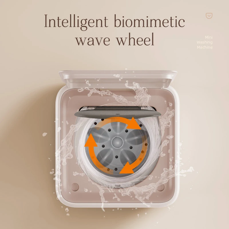 7L Portable Washing Machine for clothes Sterilization Self-cleaning Small Washing Machine for Underwear Baby Clothes