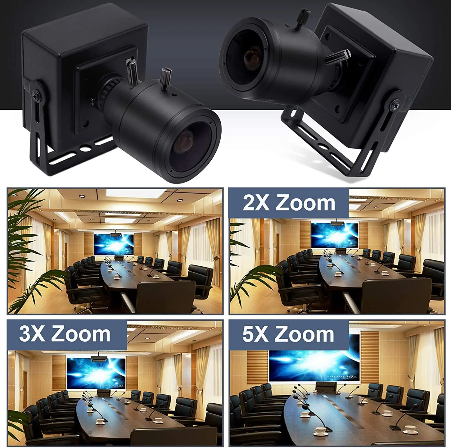 ELP Full HD 1080P H.264 varifocal USB webcam IMX 322 with build in microphone for Video Conferencing systems ELP-USBFHD06H-BFV