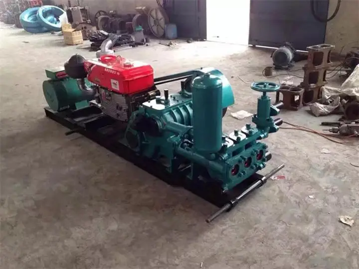 BW320 Diesel power Mud pump  horizontal three cylinder mud pump  for water well