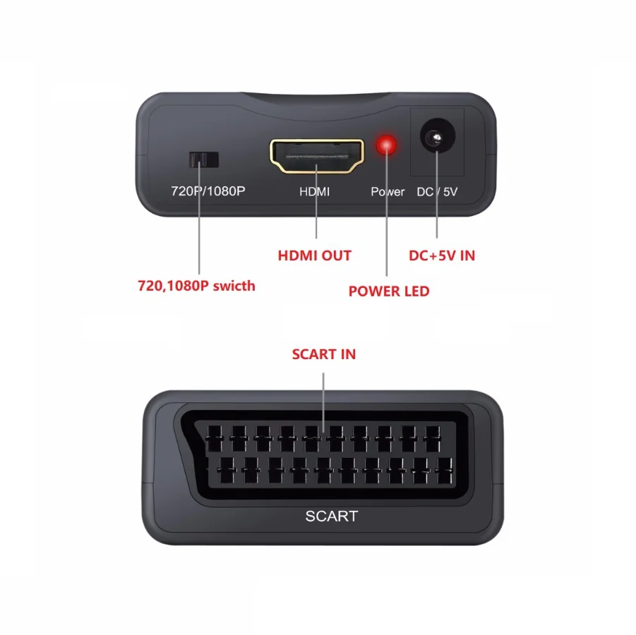 
universal converter scart to h-dmi Eurocode Video Converter 