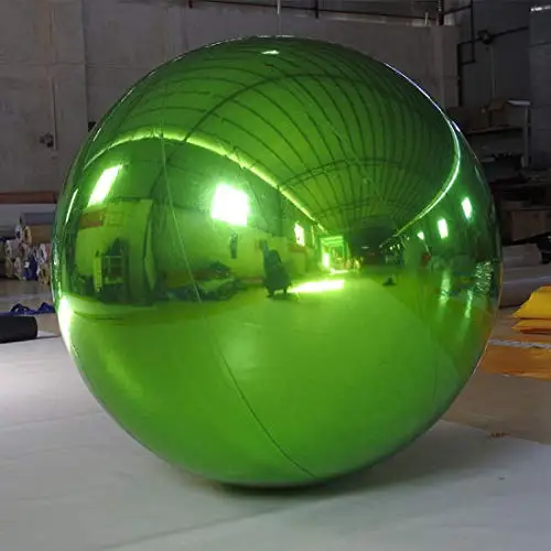 Customize Silvery Giant Inflatable Mirror Ball Decoration Inflatable Mirror Sphere Outdoor Mirror Balloon for Party