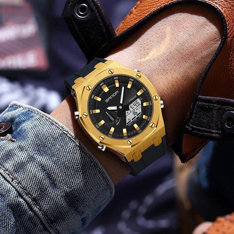 CW-361 OEM accept quartz analog silicone strap ladies wrist watches waterproof sports watch
