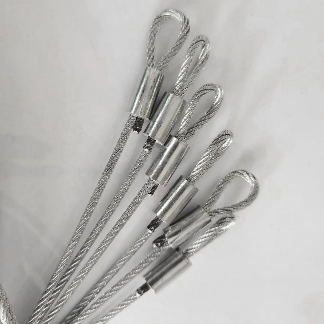 
High carbon stainless steel wire with terminal snap hook for door 