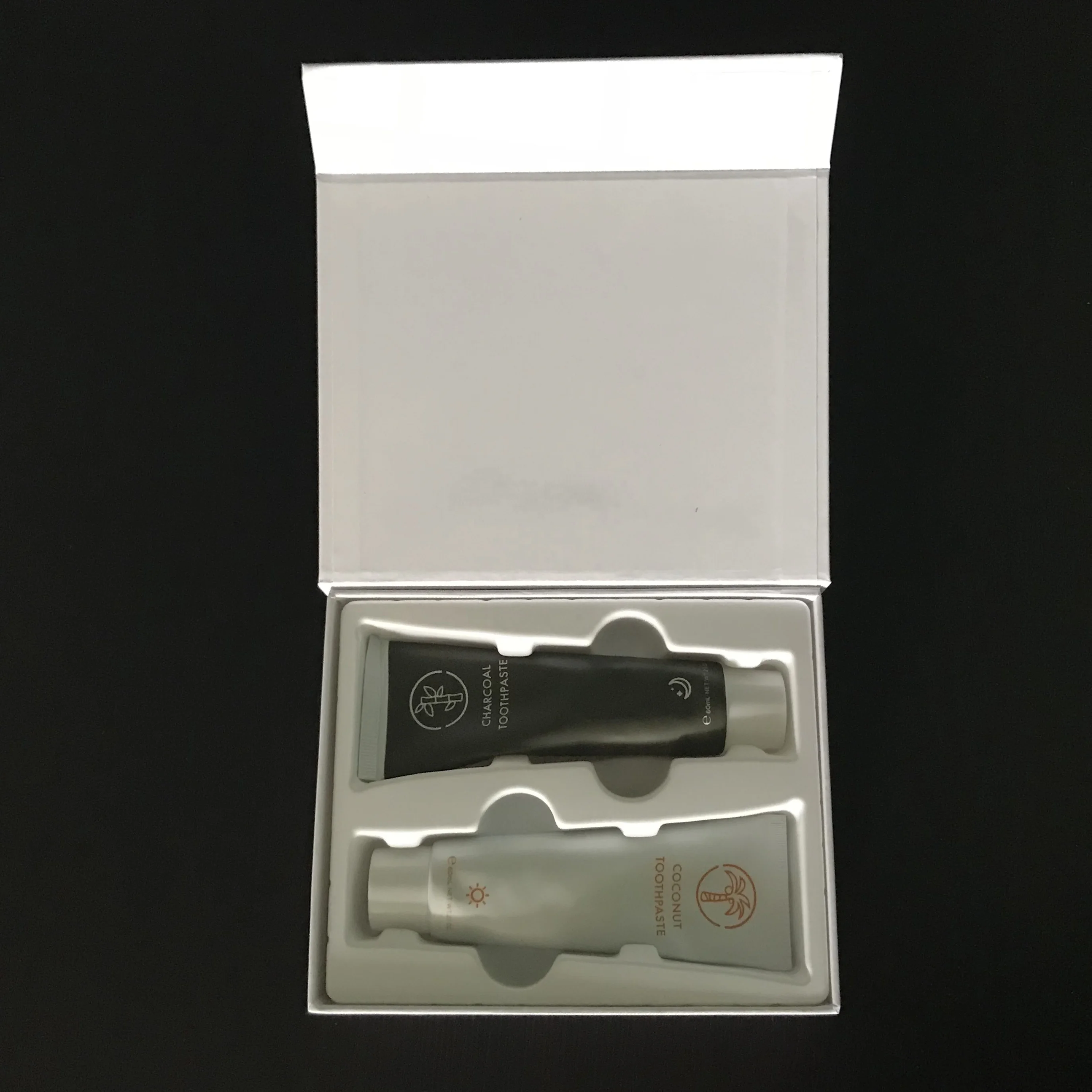 Organic charcoal teeth whitening toothpaste