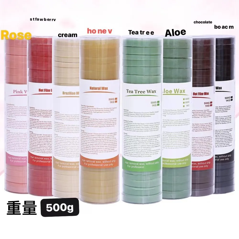 Hot Film Wax Hair Removal Wax Without Strip Depilatory Wax Block For Professional Use Only