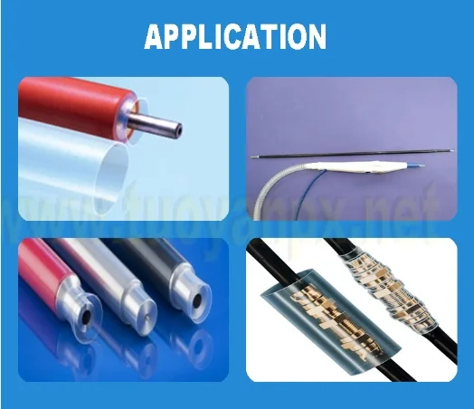 Insulator High Temperature protective sleeve  wire cable wrap electric clear pvdf semi-rigid 2:1 heat shrink tube