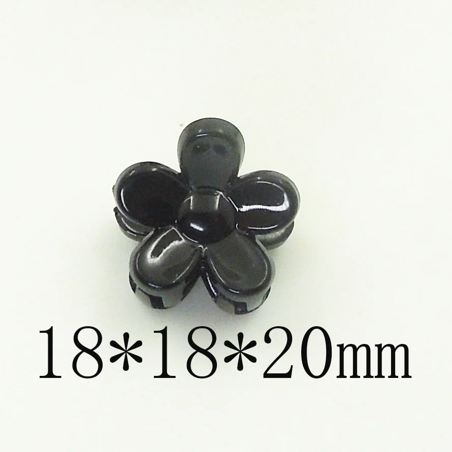 5pcs/lot High-quality Clip Fashion Plastic Hair Claw Black Color Hair accessories for Women Simple Diy Hair Crab Clamp