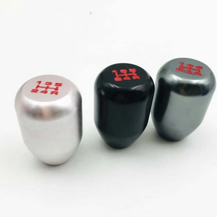 5 Speed Weighted Manual Universal Gear Shifter Knobs  with 4 Adapters