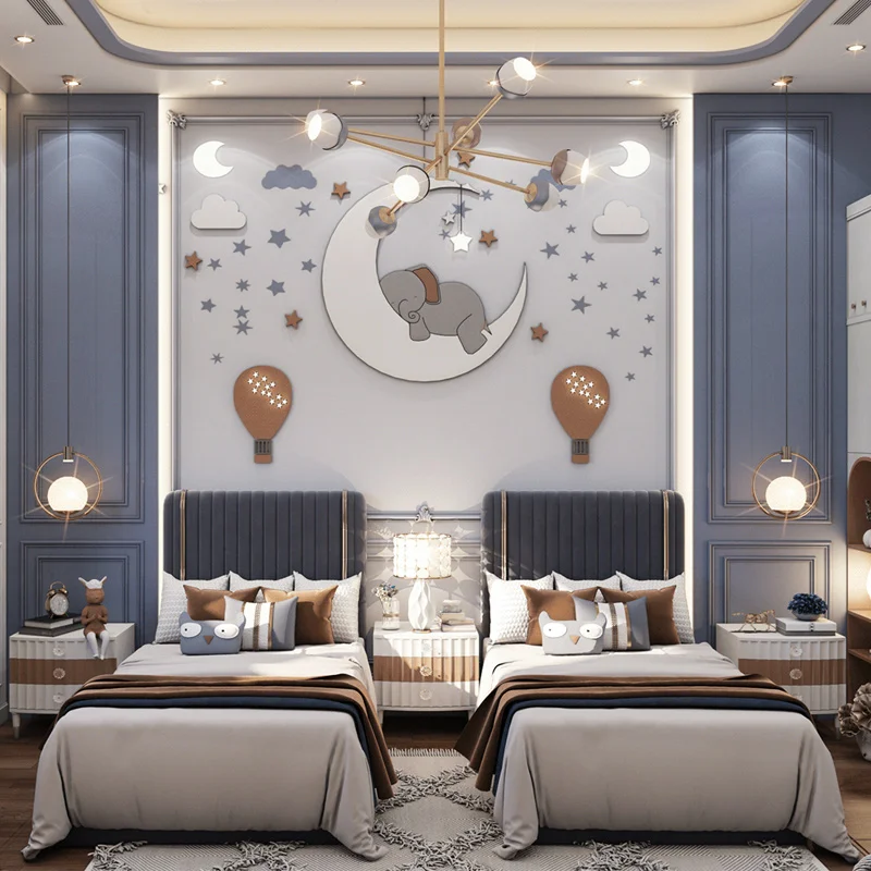 Modern Luxury Bedroom Furniture Bedroom Suit Bed White Children and adolescents Bed Home Furniture Bedroom Set Standard Size