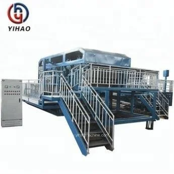 YIHAO Paper pulp trays molding making machine egg dish machine automatic egg carton egg try making machine