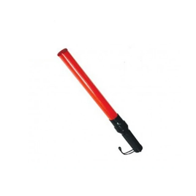 54cm custom LED Flashing rechargeable traffic light baton for Public Security red blue flashing lights