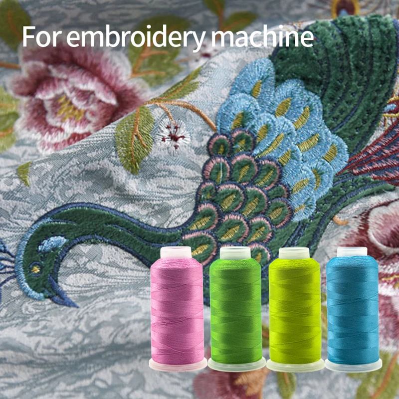 Customized Order CXC Thread Embroidery Trilobal Polyester Threads 5000y color chart