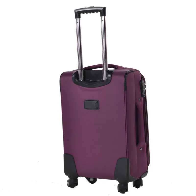 Factory Expandable Fabric Soft Shell Suitcase Traveling Luggage Koffer Set Oxford Soft Sided Carry On Trolley Luggage Set