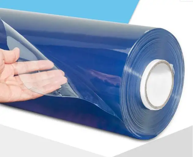 rigid pvc clear plastic sheets 0.2mm thick Transparent PVC Film solf pvc film