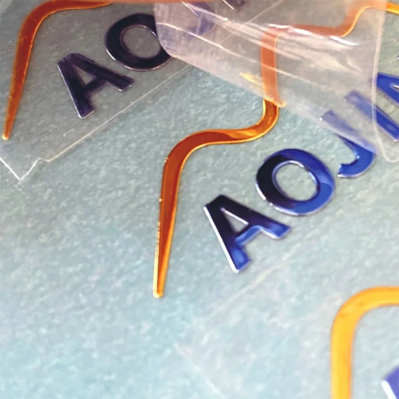 Customized logo die cut vinyl reflective bike decal sticker  car sticker