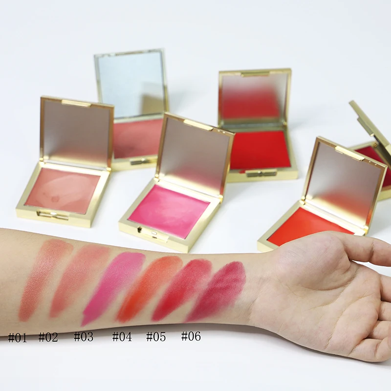 2023 New Arrival High Quality Single Color Cheese Blush Makeup Private Label Cream Blush