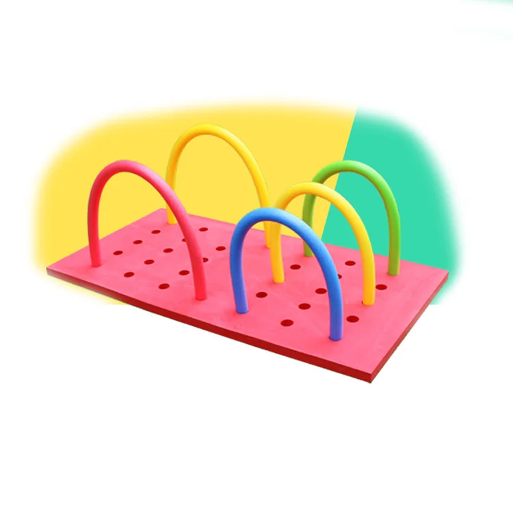 Bulk pool noodles foldable swim lake pool pad eva foam water swimming floating mat with holes