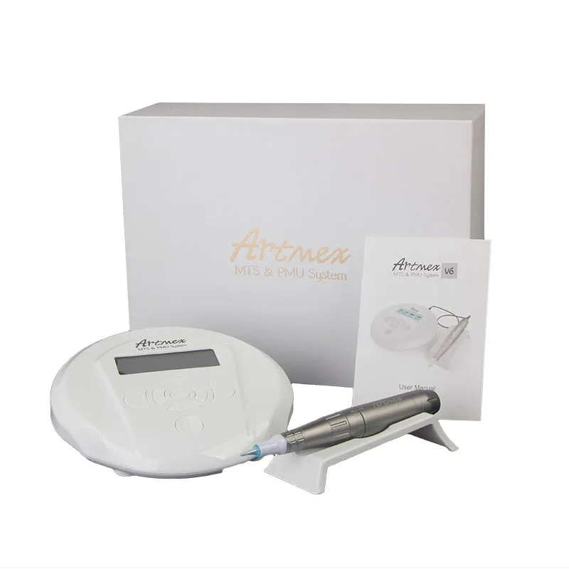 Artmex V6 Rotary Tattoo Machine Permanent Makeup Eyebrow Tattoo Gun Micropigmentation Device Eyebrow Lip Derma Pen Original