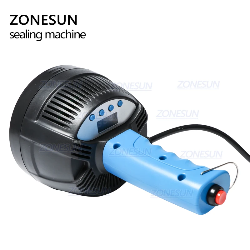 ZONESUN 900A ручной электромагнитный индукционный герметик для меда пластика стеклянных бутылок крышек оловянной алюминиевой фольги герметизирующая