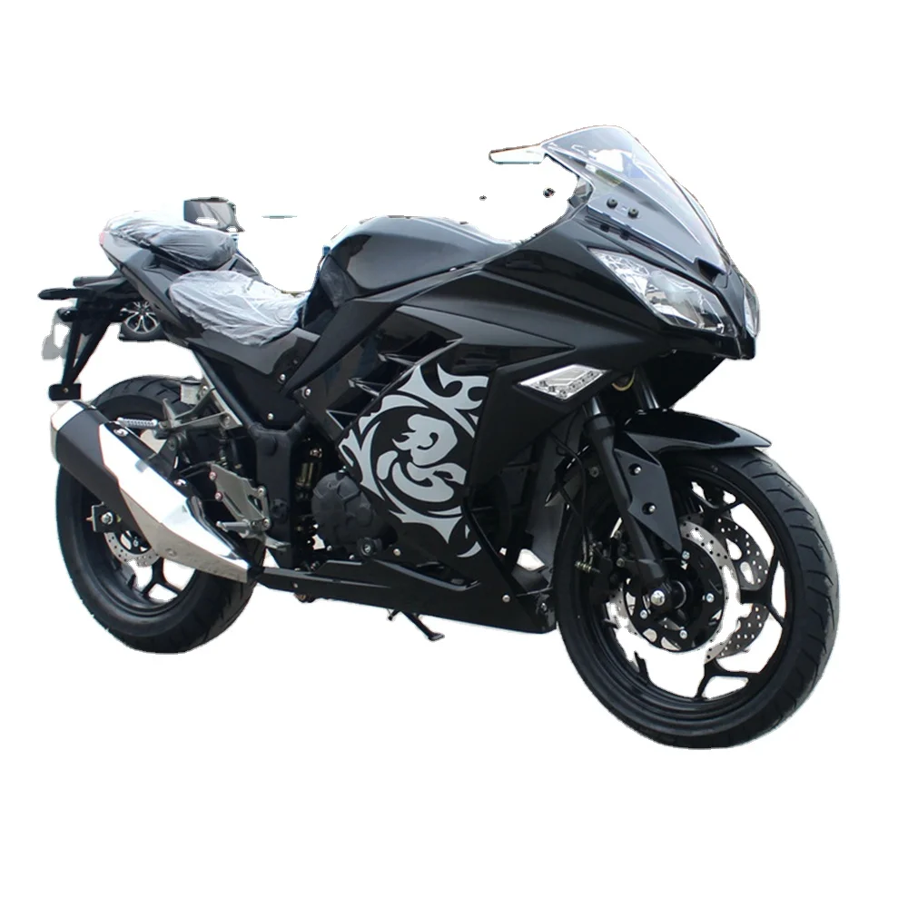 250 CC black motorcycle single cylinder motorcycle