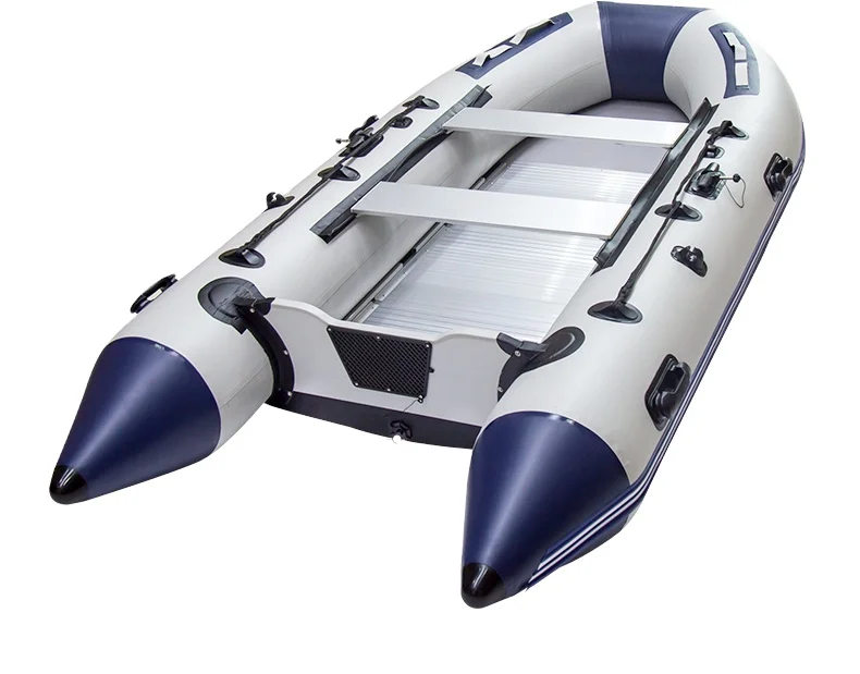 3,3 м надувная лодка 0,9 мм ПВХ Воздушная трубка с алюминиевым полом для рыбалки и спасения резиновая лодка