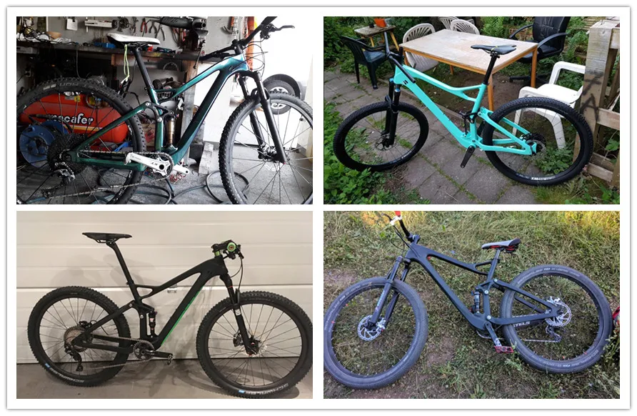 29er полностью углеволоконная Подвеска mtb без имени OEM ODM 29 или 27 5 plus 148 мм велосипедная