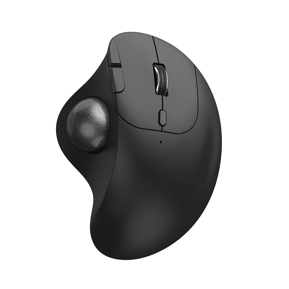 Blue tooth Mouse Ergonomic Vertical Trackball Mouse Three Mode Connection Wireless 2.4g & Blue tooth With Mouse Pad