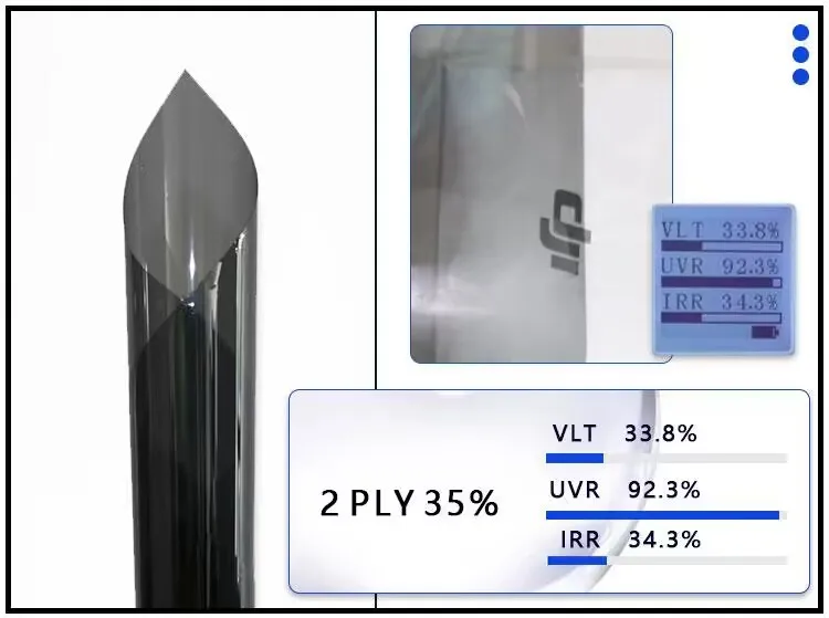 Automobile glass decoration high thermal insulation skin care sunscreen film Nano ceramic automobile solar window tinting film