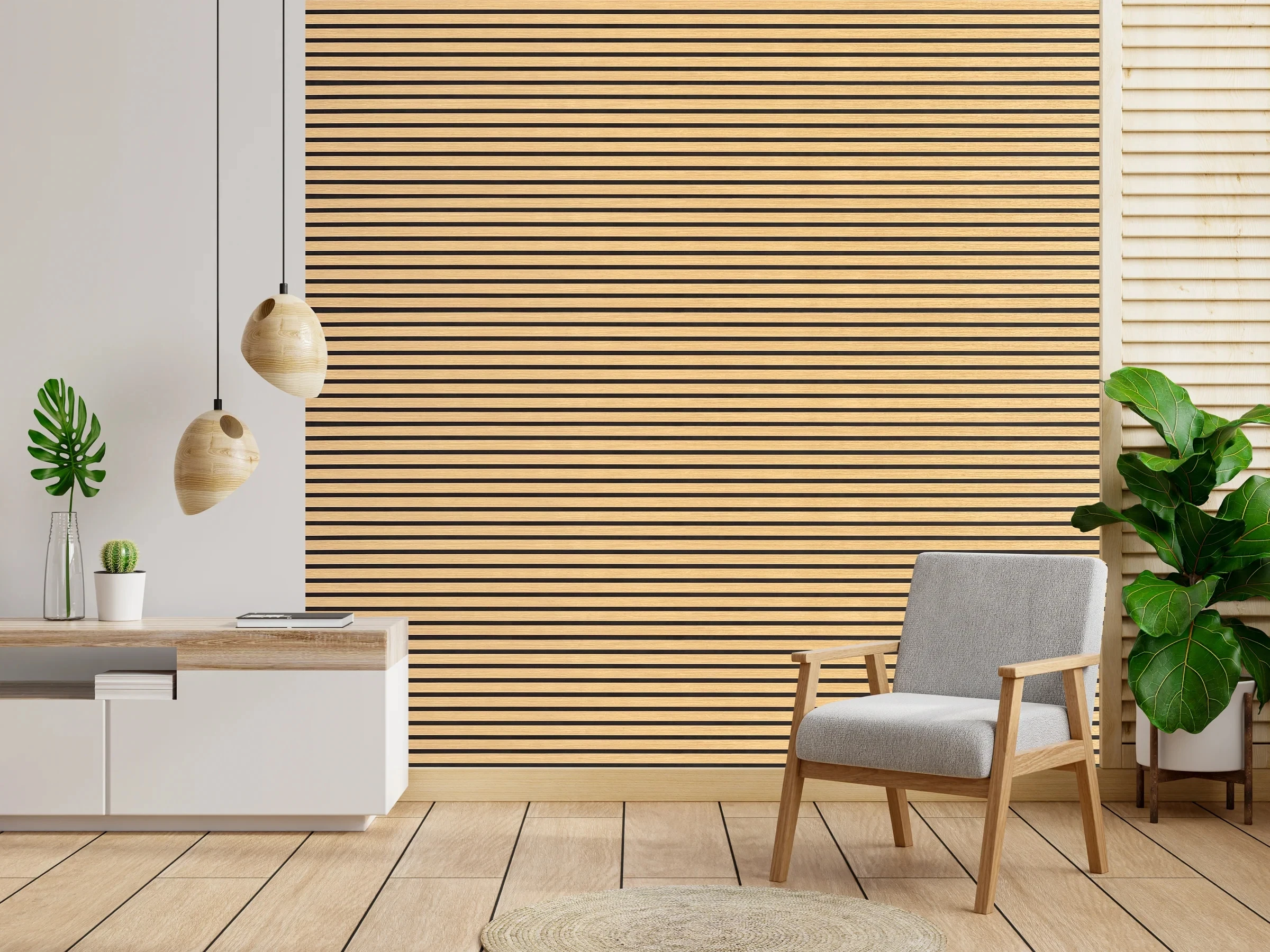 acoustic others wallpapers/wall panels soundproof wall panels boards wall interior akupanel wood slat acoustic panel