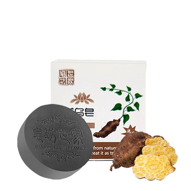 Chinese Herb Extracts Oil Control Anti-mite Deep Clean Dandruff Removal Polygonum Multiflorum Soap