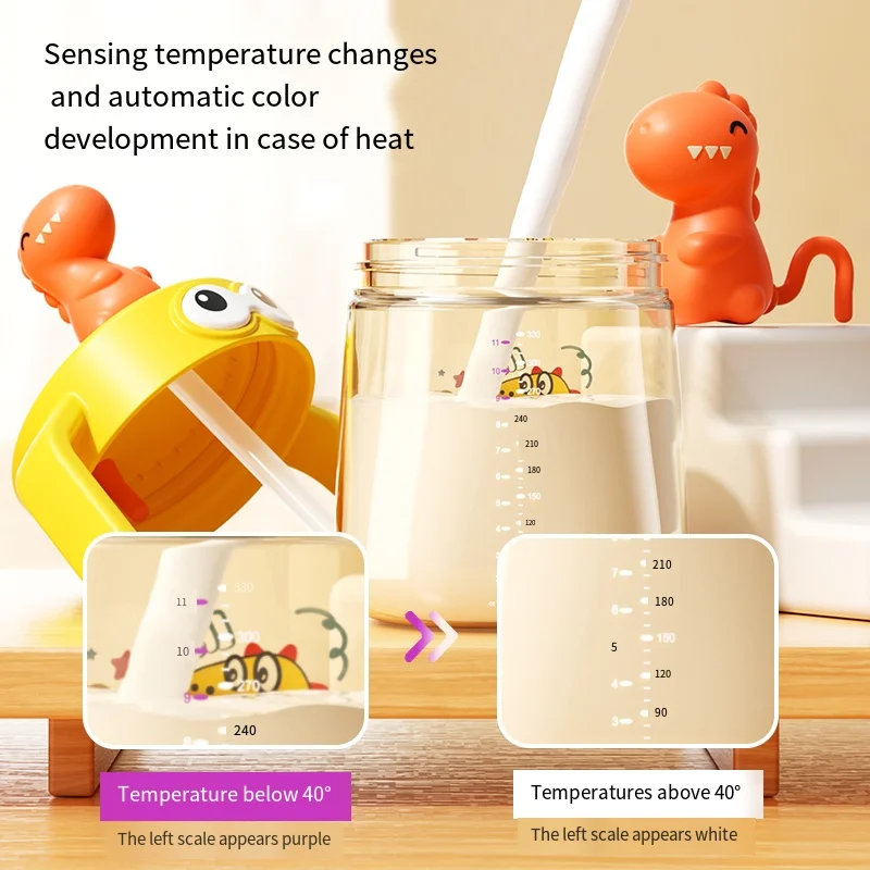 Learning Training Silicone Sippy Cup - Glass & PPSU Material, Straw for Baby & Toddler Feeding