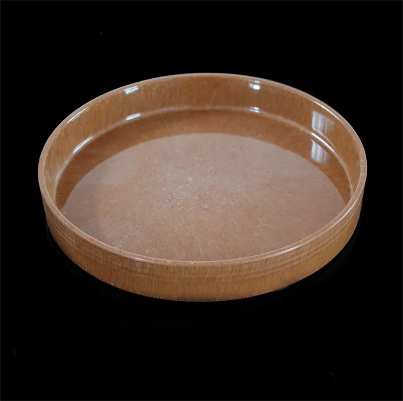 Wholesale restaurant rectangular melamine black tray