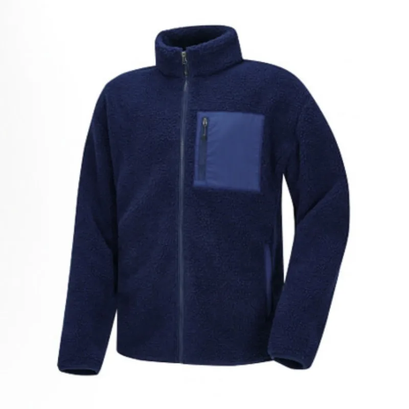 OEM ODM High Quality Zip Thick Thermal Microfleece Polar Sherpa Fleece Fabric Jacket Shearling Coat Manufacturer