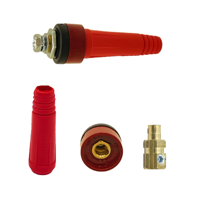 10-25 Tig welding quick fast plug male and female welding cable connectors plug and socket
