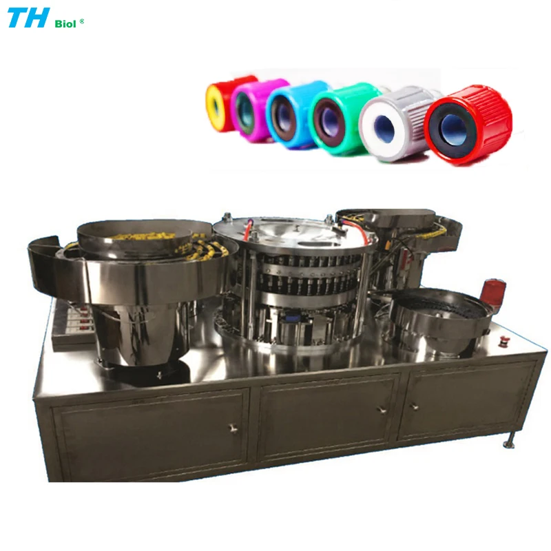 Фармацевтическая резиновая пробка и машина для сборки крышек для трубки для взятия крови