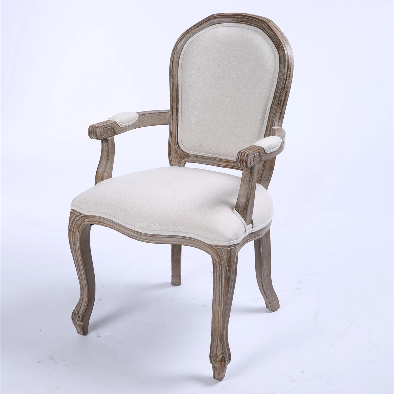 
Modern Fabric Dining Room Upholstery Furniture Luxury Arm Chair Dining Chair 