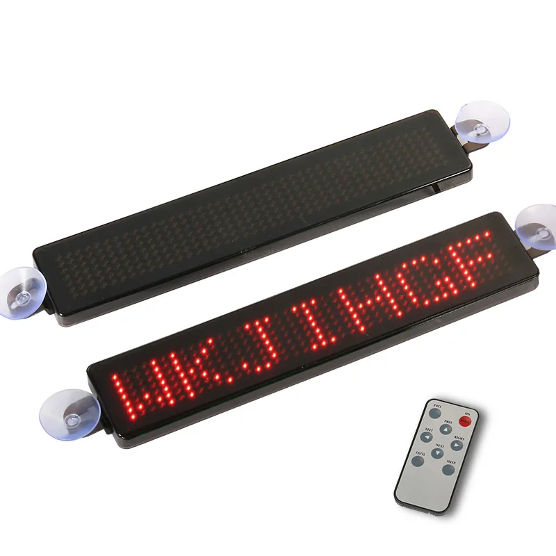 Red green Blue White Green LED Car Display Scrolling Text Phone Numbers Slogan Screen Programmable Mini Size LED Message Board