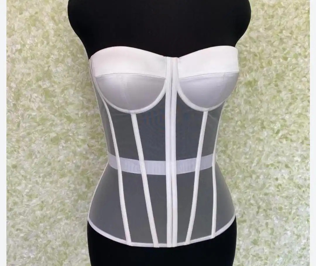 Wholesale Corset Sleeveless Wedding Corset with Hard Bones