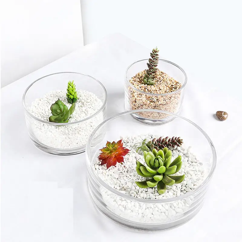 D11*H8cm wide glass cylinder vase