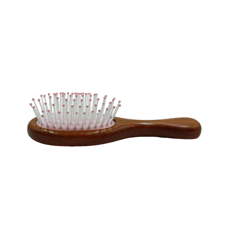 Eco Bamboo Hair Brush Nature Wooden Anti-Static Detangle Brush Hair Scalp Massage Comb Air Cushion Styling Tools for Women Men