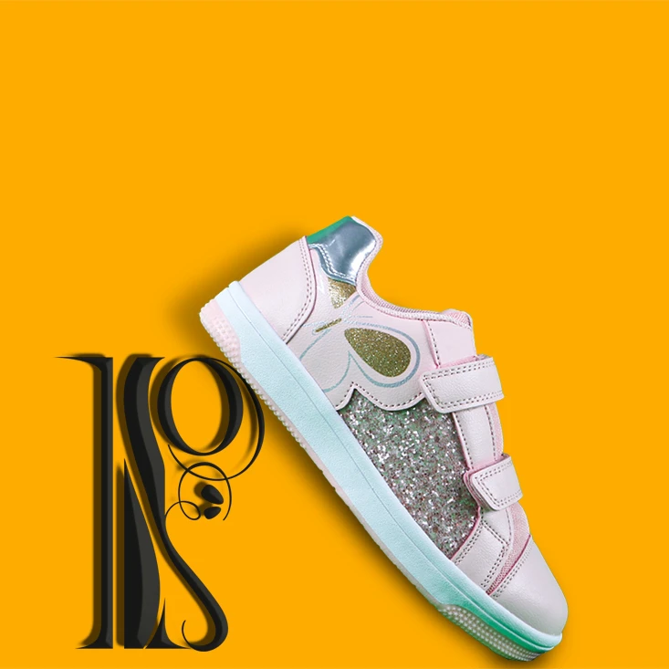 Стильная розовая Повседневная Детская школьная обувь для девочек, модная кожаная обувь для детей, оптовая продажа