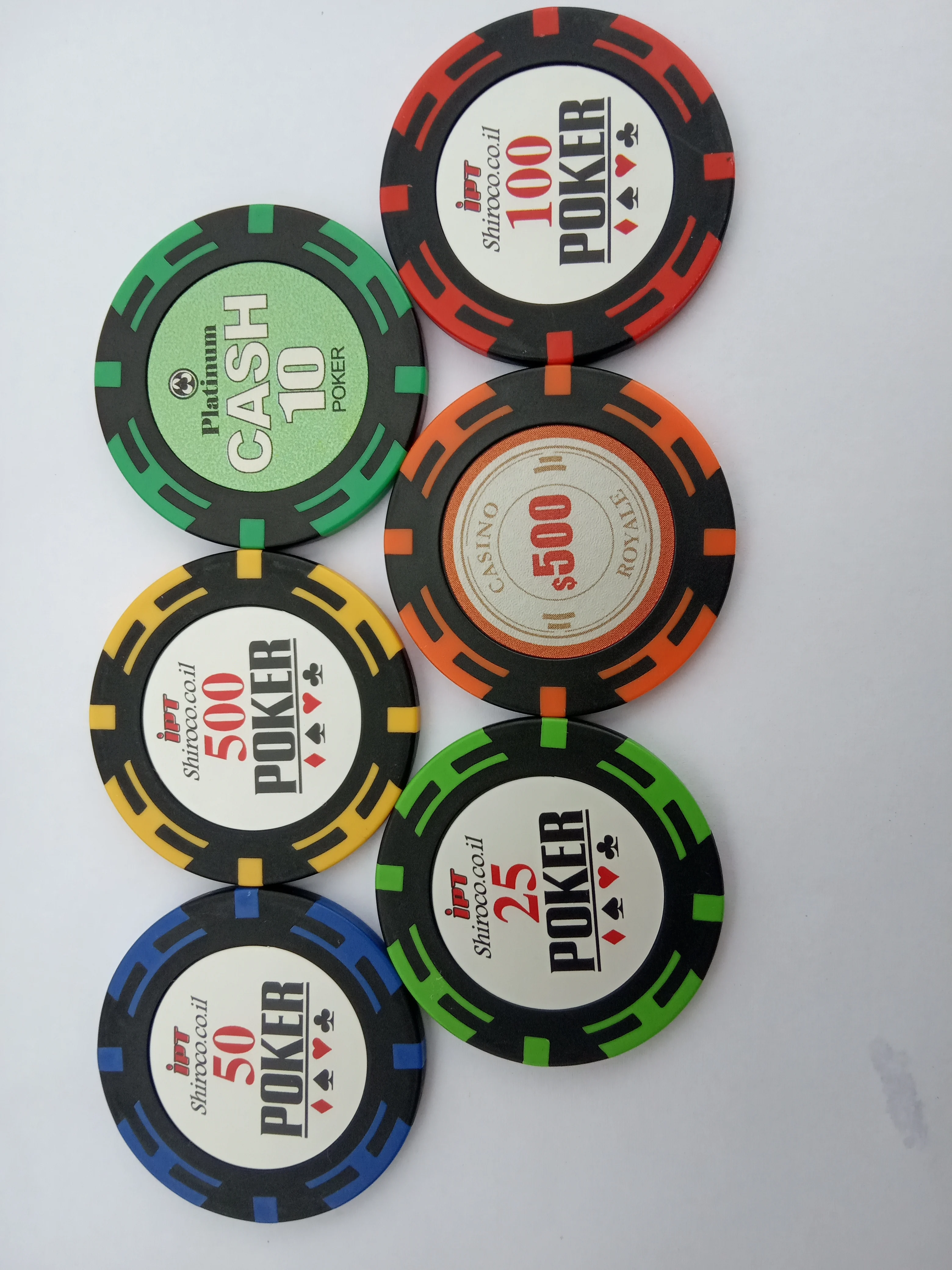 Gifts Custom High Quality 14g Casino Ceramic Clay Poker Chips, Cheap Poker Chips Set