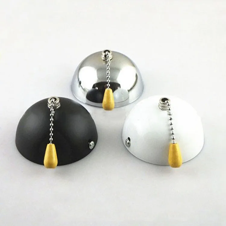 Pull rope switch box semi-circular ceiling seat with pull wire fan lamp lighting accessories