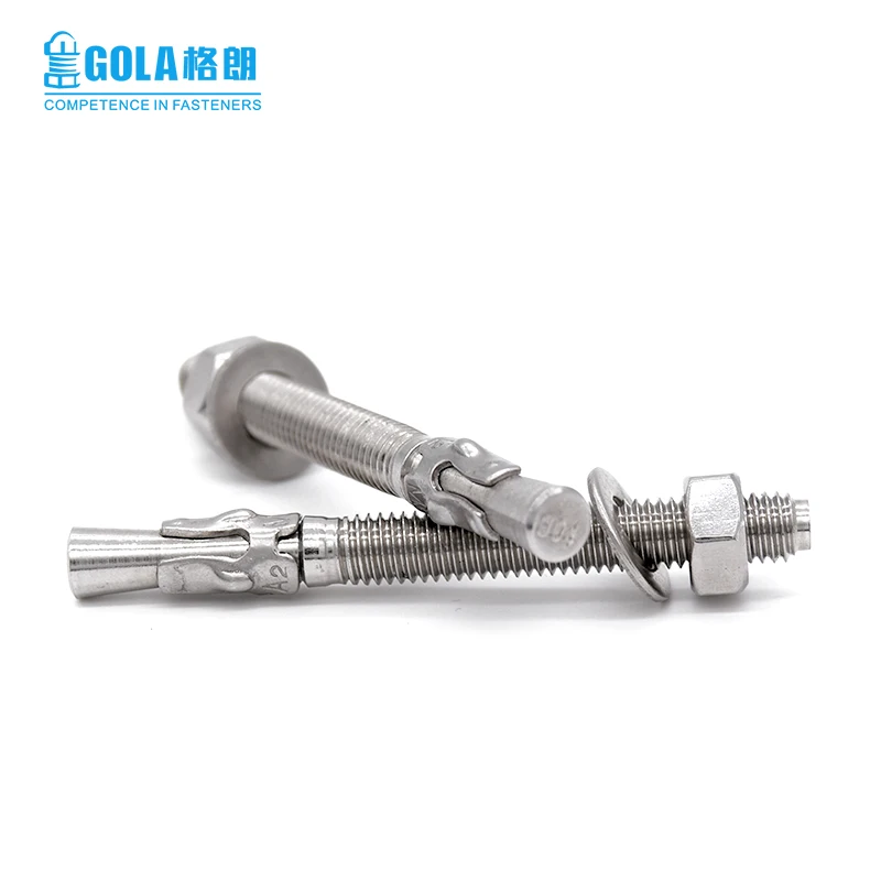 
Stainless steel m10 expansion wedge anchor bolt 