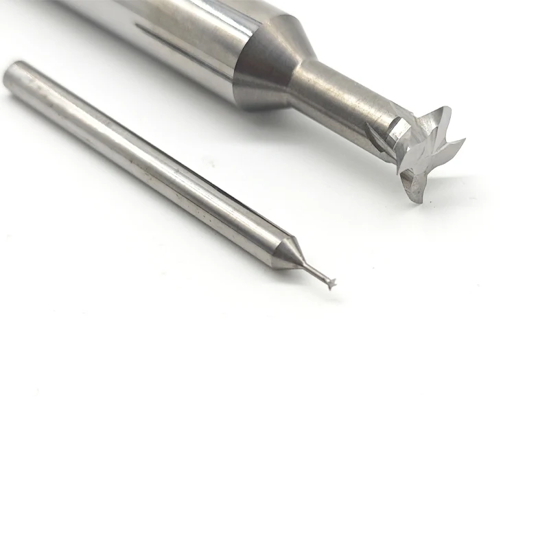 Tungsten steel dovetail cutter with integral hard alloy 30/45/60/75 degree dovetail groove milling cutter
