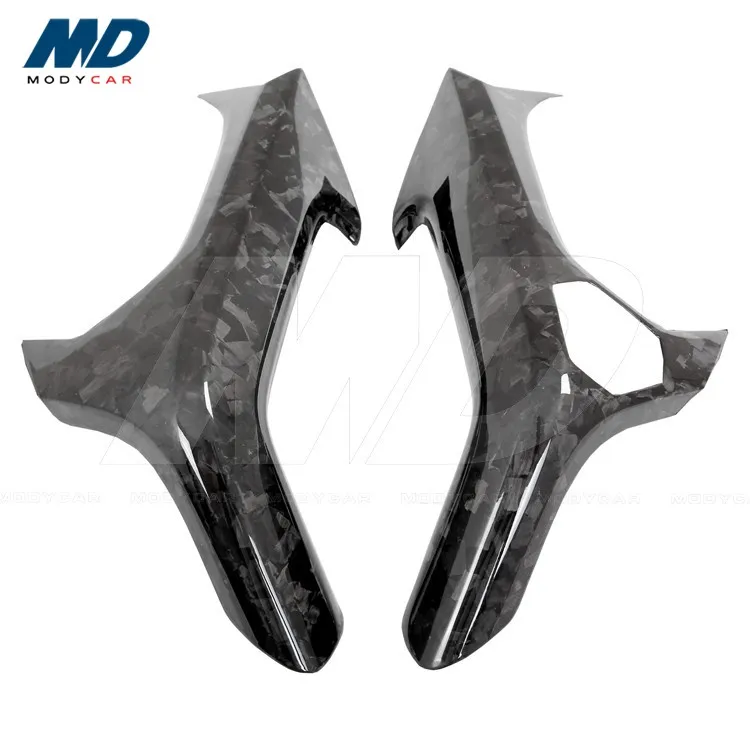 Forged Carbon Fiber Inner Door Handle Cover For 2014-2017 Lambo Huracan Lp610-4 Lp580-2
