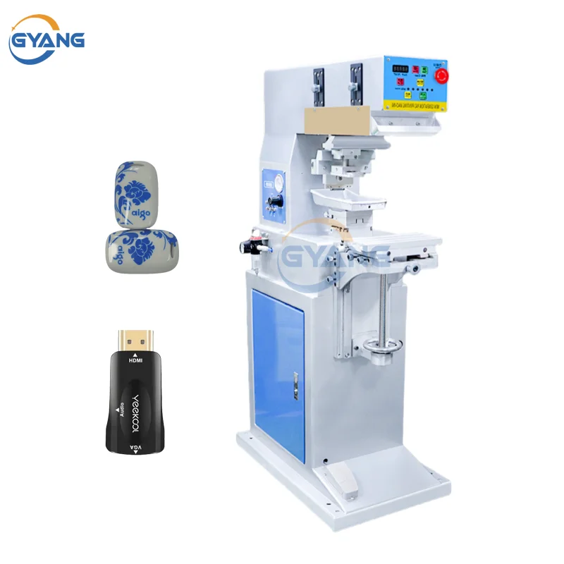 Widely Used Ink Tray Watch Dial Pen Pad Printing Machine Factory Price 1 Color Ink Cup Pad Printers Tampon Printer For Toys